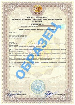 Приложение 1 Голицыно Сертификат ГОСТ РВ 0015-002